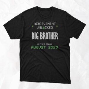 Big Brother Achievement Unlocked - Baby Announcement