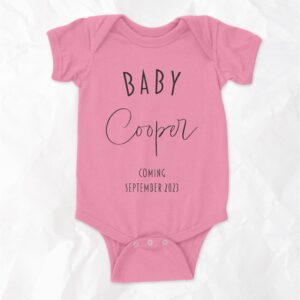 Baby Announcement Onesie