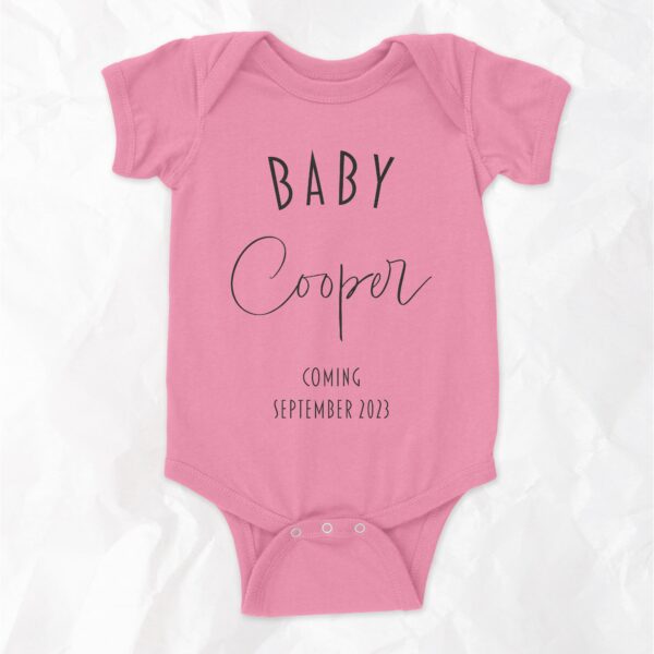 Baby Announcement Onesie