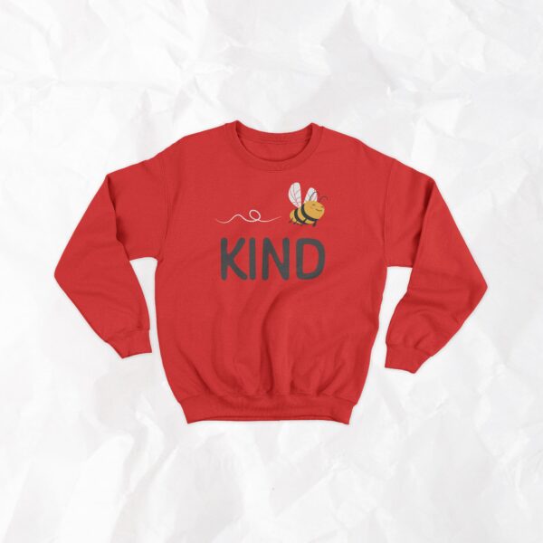 Bee Kind - Kids Crewneck - Image 3