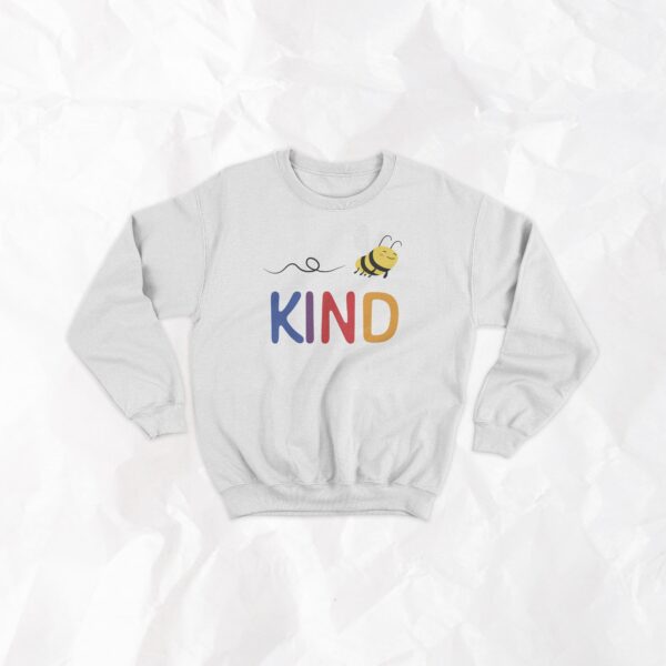 Bee Kind - Kids Crewneck - Image 2