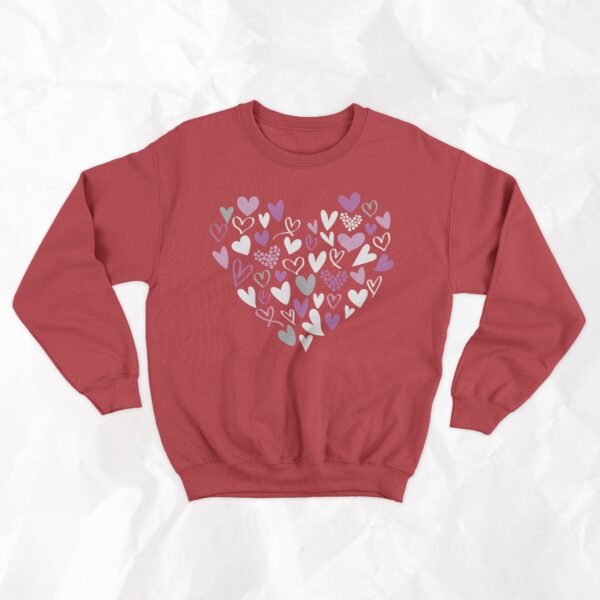 Heart of Hearts - Adult Crewneck - Image 2