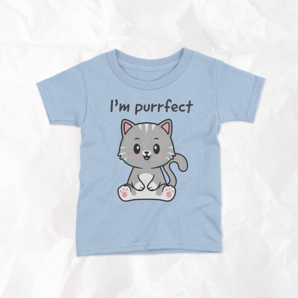 I'm Purrfect - Kids T-Shirt - Image 2