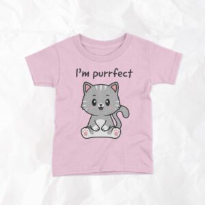 I'm Purrfect - Kids T-Shirt