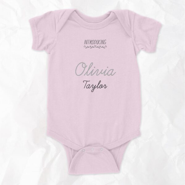Baby's Name Introduction