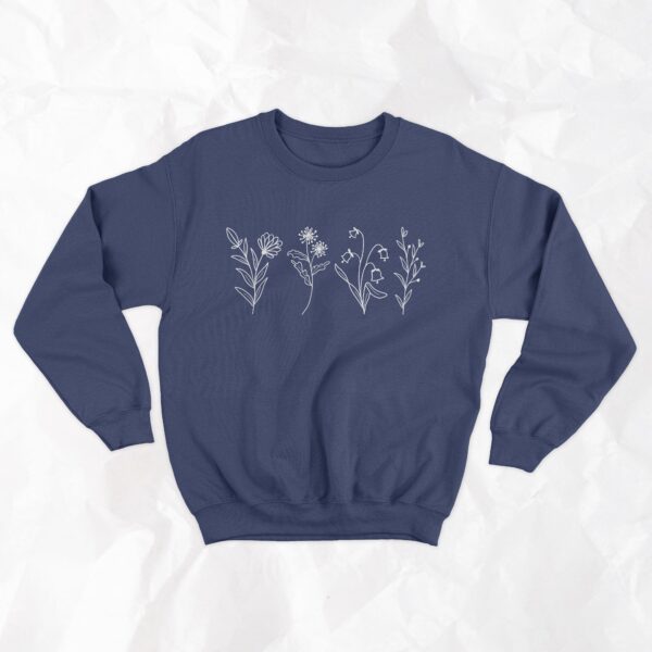 Wildlfowers - Adult Crewneck - Image 3