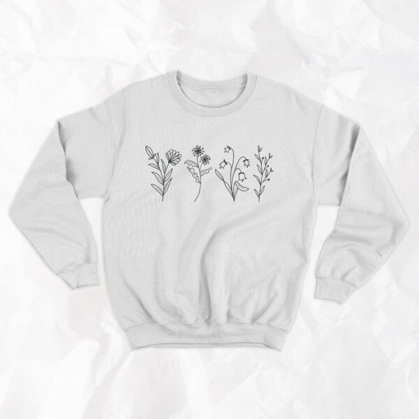 Wildlfowers - Adult Crewneck - Image 2