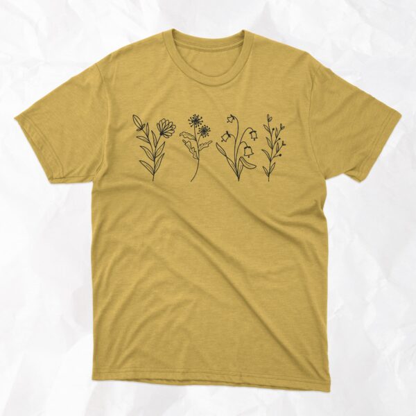 Wildlfowers - Adult T-Shirt - Image 2