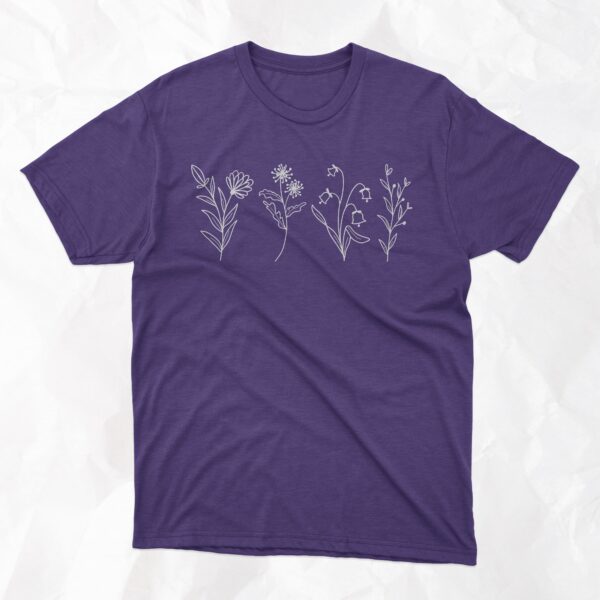 Wildlfowers - Adult T-Shirt - Image 4