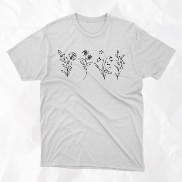 Wildlfowers - Adult T-Shirt - Image 3