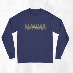 Mamma with Child Name - Adult Long Sleeve