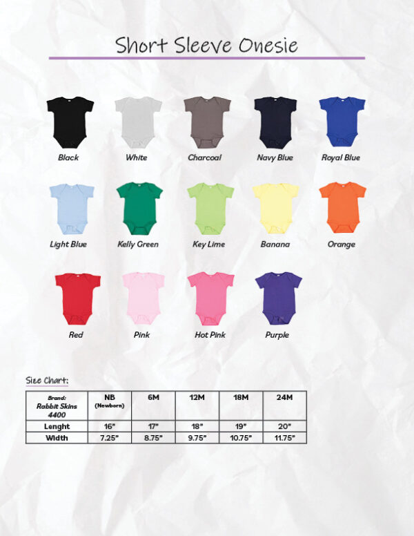 Baby Announcement Onesie - Image 5