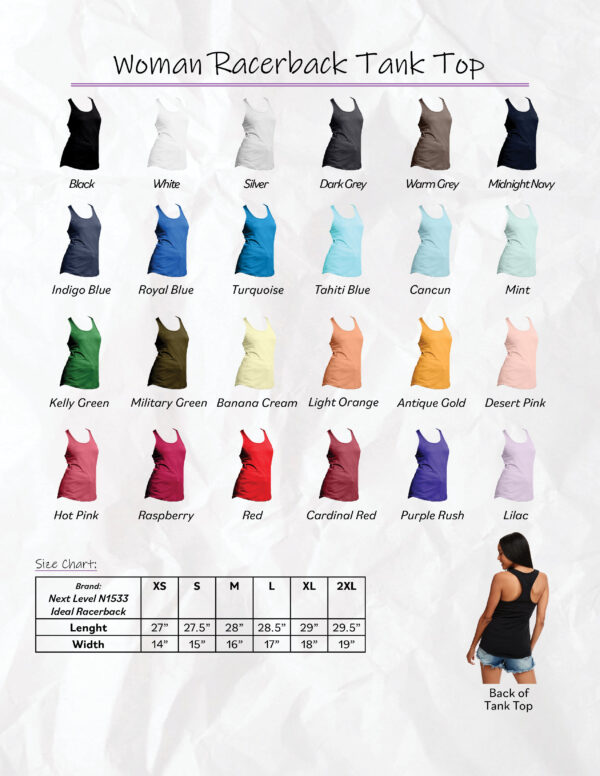 Wildlfowers - Woman Racerback Tank Top - Image 5