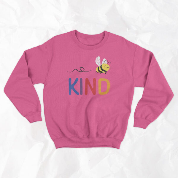 Bee Kind - Adult Crewneck - Image 2