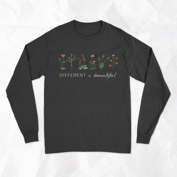 Different is Beautiful - Adult Long Sleeve - Image 2