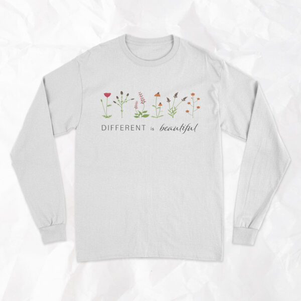Different is Beautiful - Adult Long Sleeve - Image 3