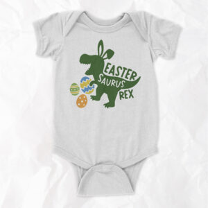 Easter-Saurus-Rex - Short Sleeve Onesie