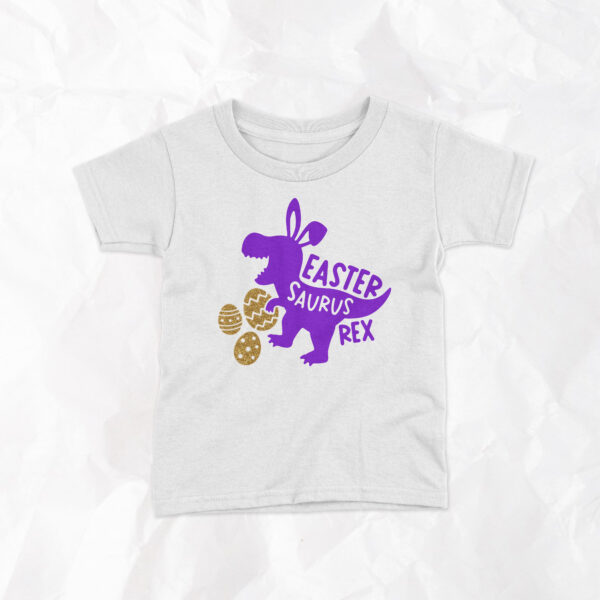 Easter-Saurus-Rex - Kids T-Shirt - Image 5