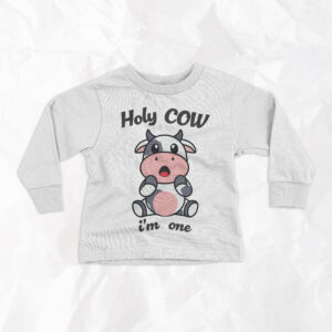 Holy Cow I'm One - Toddler Long Sleeve