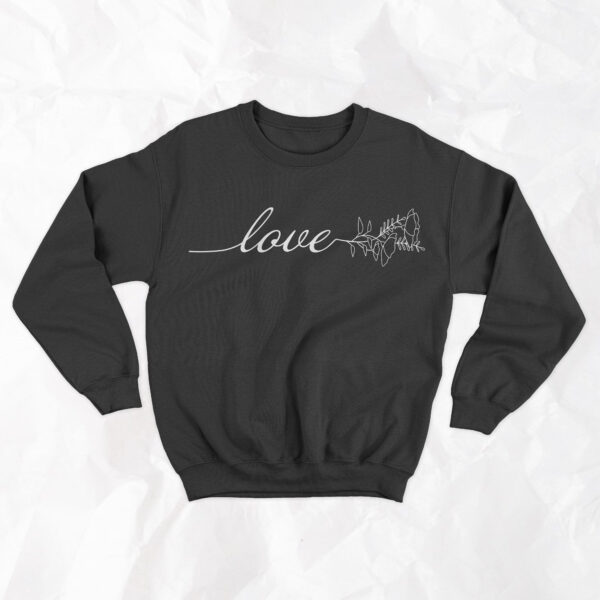 Love Flowers - Adult Crewneck - Image 6
