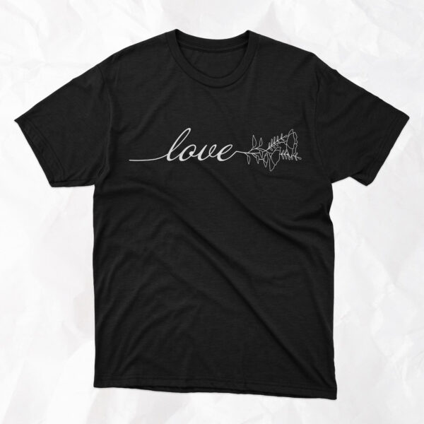 Love Flowers - Adult T-Shirt - Image 4