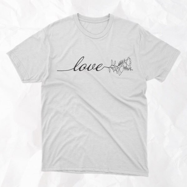 Love Flowers - Adult T-Shirt - Image 2