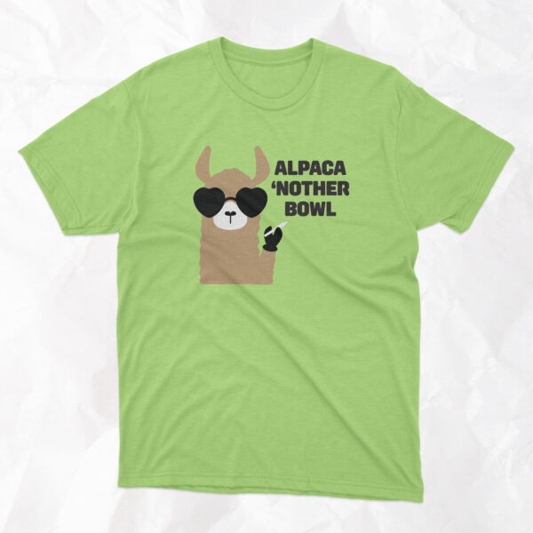 Alpaca 'Nother Bowl - Adult T-Shirt - Image 3
