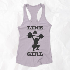 Like A Girl (Lift) - Woman Racerback Tank Top