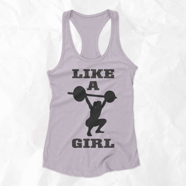 Like A Girl (Lift) - Woman Racerback Tank Top