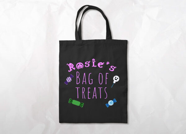 Trick or Treat Bag - Personalized Bag of Treats - Image 2