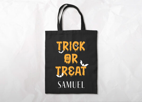 Trick or Treat Bag with Name