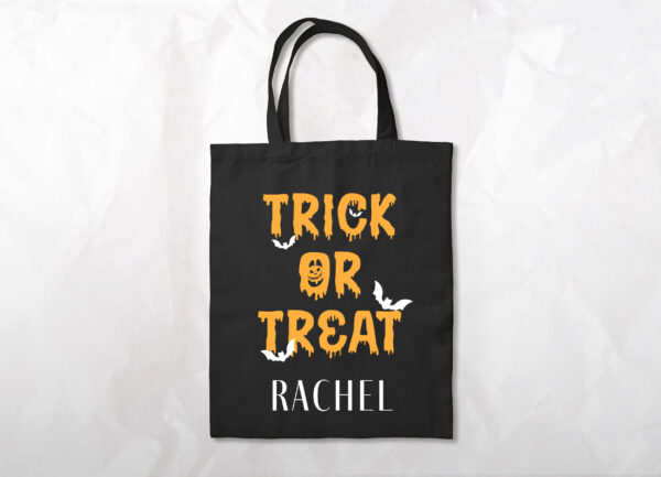 Trick or Treat Bag with Name - Image 2