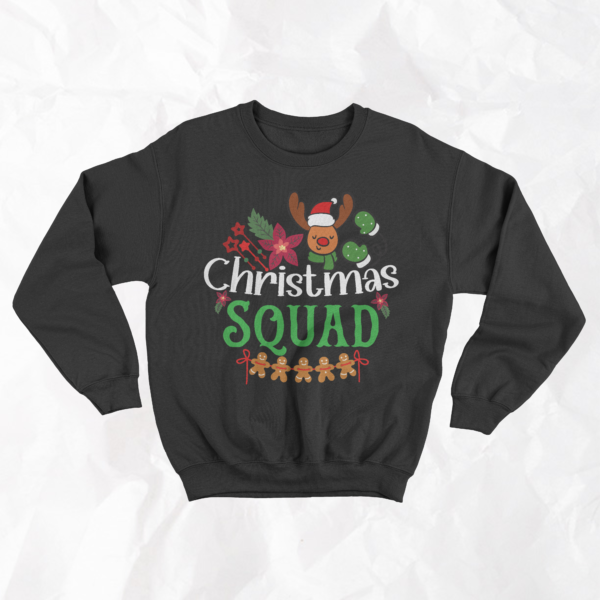 Christmas Squad - Adult Crewneck - Image 2