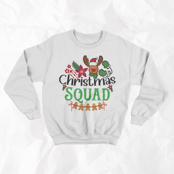 Christmas Squad - Adult Crewneck - Image 5