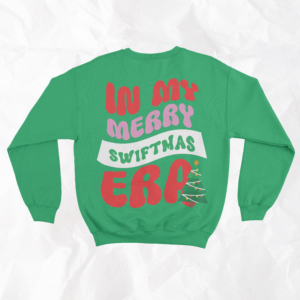 In My Merry Swiftmas Era (On Back) - Adult Crewneck