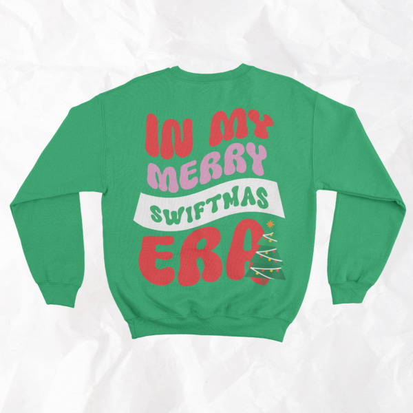 In My Merry Swiftmas Era (On Back) - Adult Crewneck