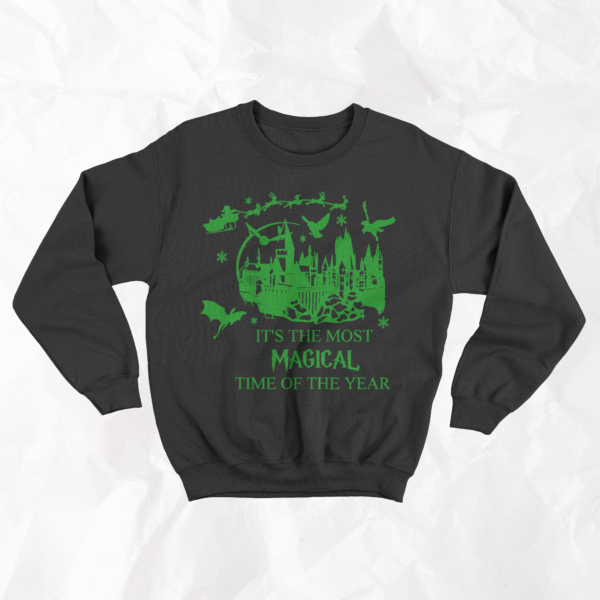 It's The Most Magical Time of the Year (Harry Potter) - Adult Crewneck - Image 4