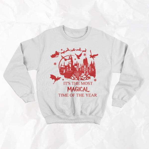 It's The Most Magical Time of the Year (Harry Potter) - Adult Crewneck - Image 2