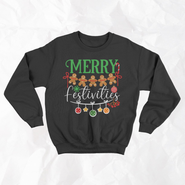 Merry Festivities - Adult Crewneck - Image 2