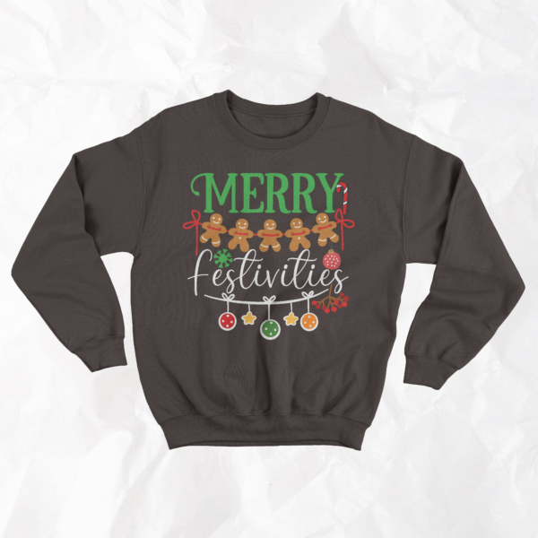 Merry Festivities - Adult Crewneck - Image 3