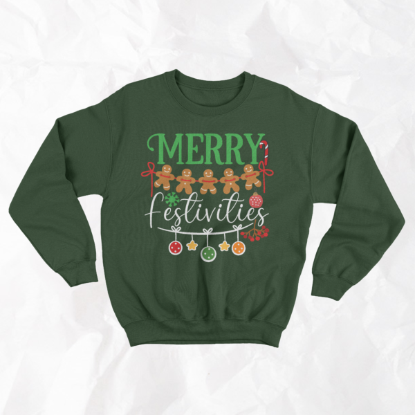 Merry Festivities - Adult Crewneck - Image 4
