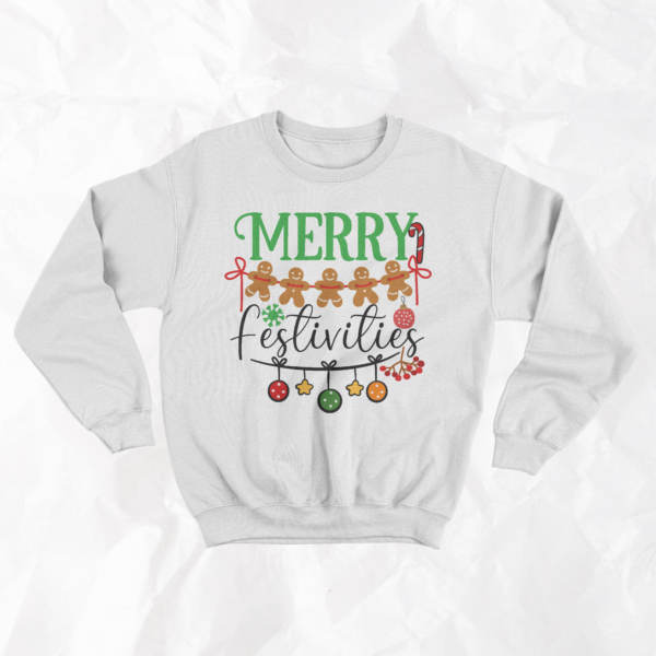 Merry Festivities - Adult Crewneck - Image 5