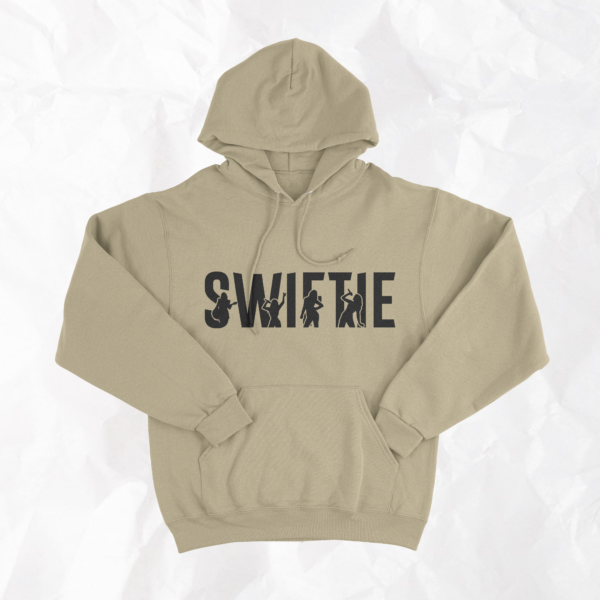 Swiftie with Taylor Outlines - Adult Hoodie - Image 4