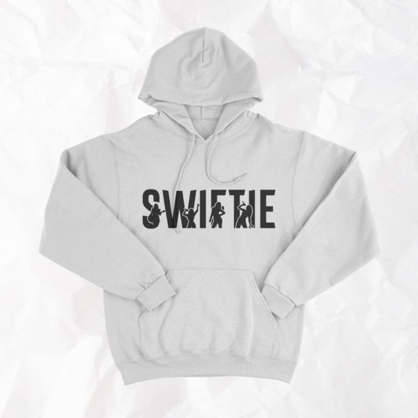 Swiftie with Taylor Outlines - Adult Hoodie - Image 5