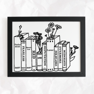Taylor Swift Album Books Sign