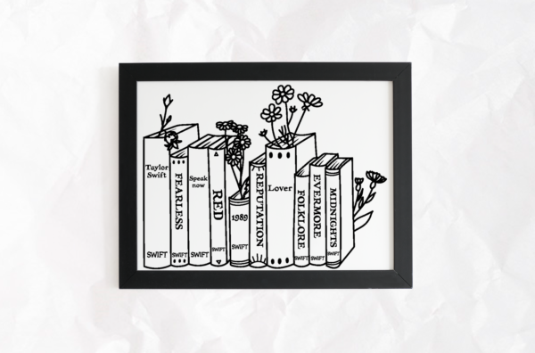 Taylor Swift Album Books Sign