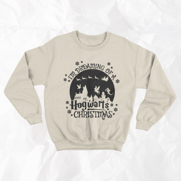 I'm Dreaming of a Hogwarts Christmas - Adult Crewneck - Image 5