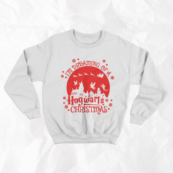 I'm Dreaming of a Hogwarts Christmas - Adult Crewneck - Image 6