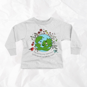 The World Is My Classroom / Le monde est ma salle de classe - Kids Crewneck